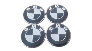 BMW fekete felni díszkupak közép felnikupak kerékagy kupak 68mm