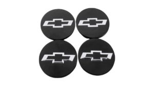Chevrolet fekete felni díszkupak közép felnikupak kerékagy kupak 53mm