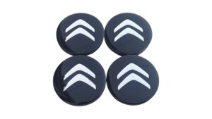 Citroen fekete felni díszkupak közép felnikupak kerékagy kupak 56mm