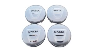 Dacia ezüst felnikupak régi embléma 60mm