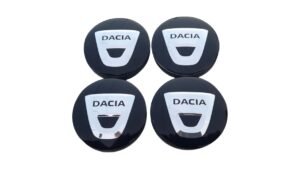 Dacia fekete felnikupak régi embléma 56mm