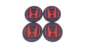 Honda fekete-piros felnikupak 69mm