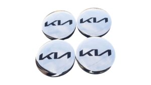 kia ezüst-fekete felnikupak 56mm