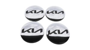 kia ezüst-fekete felnikupak 66mm