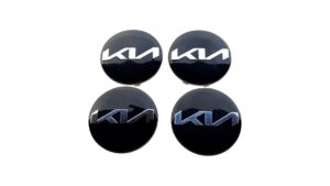 kia fekete-ezüst felnikupak 58mm