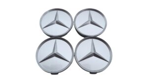 mercedes ezüst felnikupak 75mm