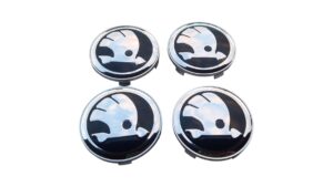 skoda fekete felnikupak 68mm