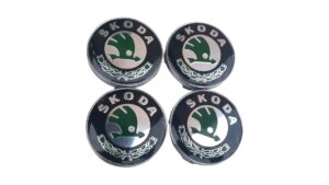 skoda zöld-fekete felnikupak 56-60mm