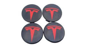 tesla fekete-piros felnikupak 56mm