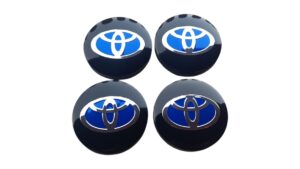 toyota fekete-ezüst-kék felnikupak 56mm