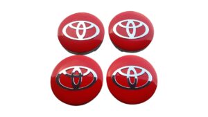 toyota piros-ezüst felnikupak 56mm