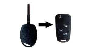 Ford Ka Fusion Focus Mondeo Fiesta C-Max S-Max módosított bicskakulcs átalakító kulcs HU101