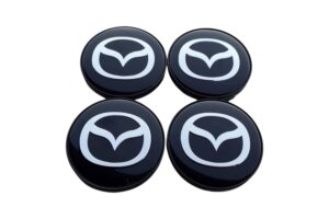 Mazda fekete-ezüst 56-60mm felnikupak