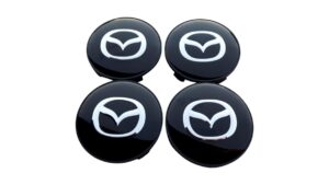 Mazda fekete-ezüst 66-68mm felnikupak