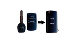 Mitsubishi Lancer Galant Grandis L200 Outlander Pajero kulcs módosított bicskakulcs átalakító