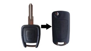 Opel Astra G Vectra B Zafira A Frontera B Omega B kulcs módosított bicskakulcs átalakító 2button ym28