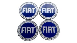 Fiat ezüst-kék 49mm felnikupak