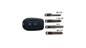 Renault trafic dokker duster lodgy logan sandero 2BU HU136, VAC102, K11, HU179 táv kulcs