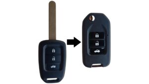 Honda accord civic cr-v hr-v jazz 6szög fekete gomb 3BU sza bicskakulcs átalakító