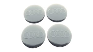 Audi 56mm felnikupak ezüst-ezüst
